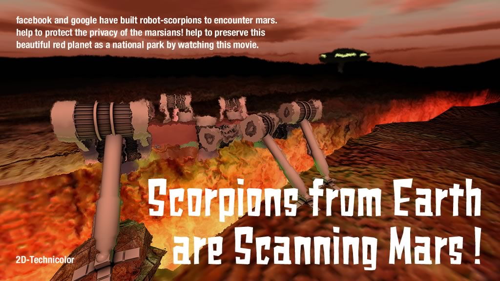 poster for the movie scorpions on mars